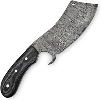 Handmade Damascus Steel Cleaver Chopping Knife