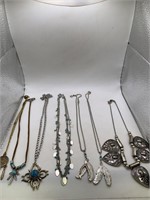 NATIVE AMERICAN THEMED NECKLACE LOT