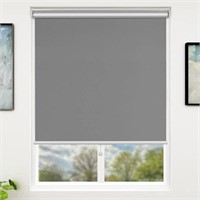 SUNFREE Grey Blackout Window Shades Cordless