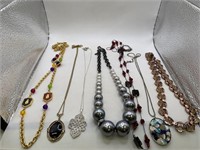 SIGNED NECKLACE LOT