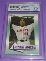 2002 Hideki Matsui #30 GRADED Rookie Gem Mint 10