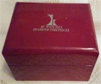 KC WATCH BOX LARGE DISPLAY CASE HOLDS LARGE WATCH