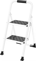 HBTower 2 Step Ladder  330 lbs  White
