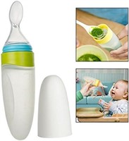 NEW-XLKJ Baby Feeding Spoon & Bottle 90ml