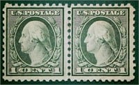 1914-15 Washington Scott# 424 Mint Pair
