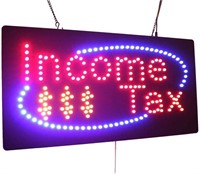 Income Tax Sign, TOPKING Signage