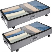 NEW-2-Pack Large Under Bed Storage