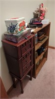 Jewelry Box, Shelf & Contents