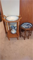 Oak Wash Basin Stand & Smaller Stand
Smaller
