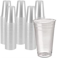 20 oz Crystal Clear PET Plastic Cups
