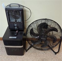 (2) Space Heaters & Fan