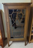 Antique Glass Front Hutch