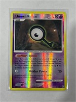 Unown Pokémon Holo Card
