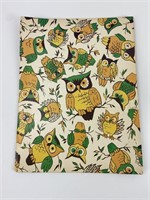 Vintage Owl 2 Pocket Folder