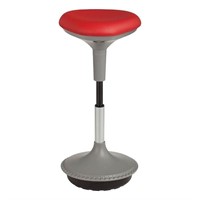 Adjustable Height Active Learning Stool Red