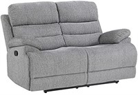 Lexicon Sherbrook Reclining Loveseat in Gray