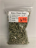 Penelope Early Frost Peas 1/2 Pound Garden Seeds