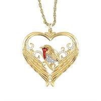 Bird Heart Necklace