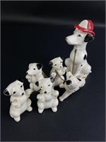 Firehouse Dogs on Chain Figurines