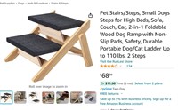 2-Step Wooden Pet Steps