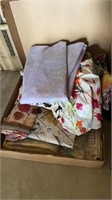 Box of table cloths