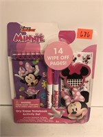 Minnie Mouse Dry Erase Notebook Activity Set