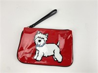 Marc Tetro Zippered Patent Leather Westie Clutch