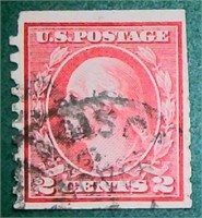 1914 Washington Scott# 444 Coil stamp