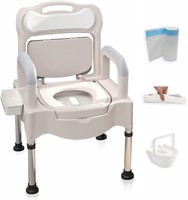Adjustable Adult Potty Chair: Portable