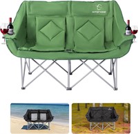 Double Camping Chair - HITORHIKE  Green
