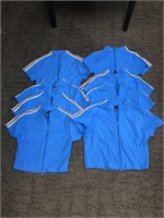 George Blue Zip up Shirts 8pk Size PS