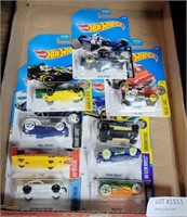 9 HOTWHEELS COLLECTOR CARS