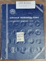 LINCOLN MEMORIAL CENT COLLECTION FOLDER