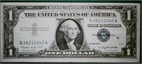 1957 A $1 Silver Certificate Q262102442A