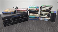 VCR & DVD Player with Movies