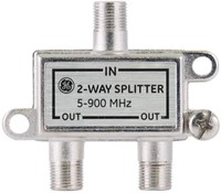 GE 2-Way Coaxial Cable Splitter