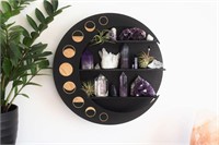 Moon Phase Shelf Black