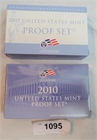 2009 & 2010 U S Mint Proof Set