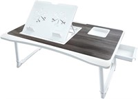 Keggs Bed Desk for Laptop, Gray