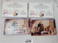 2009 $1 Pres. Proof Sets & '09 One Cent Proof