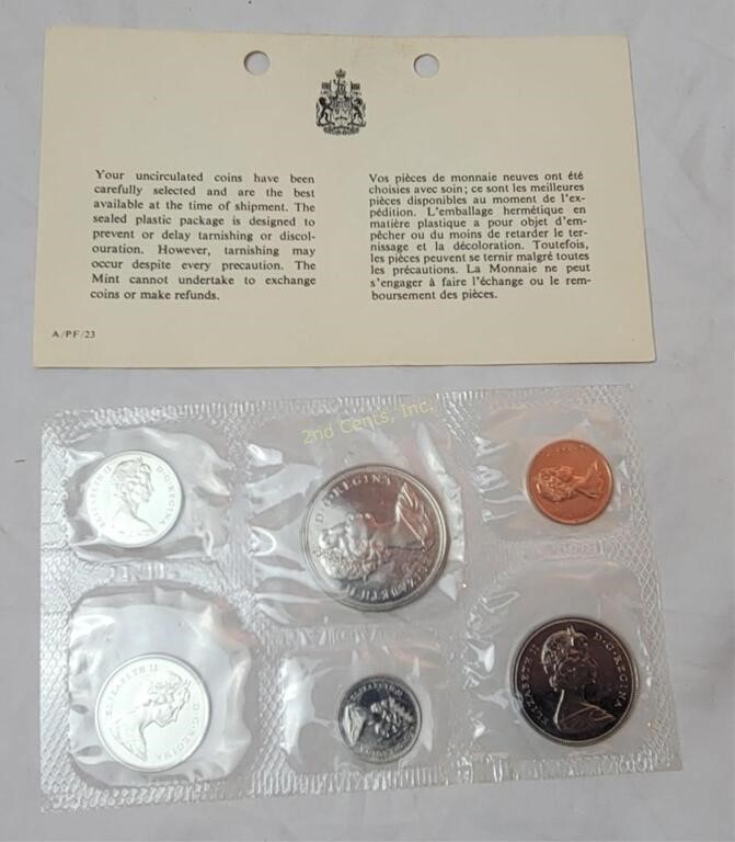 1971 Canadian Uncirculated Coin Set