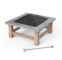 Style Selections 34-in Wood-Burning Fire Pit