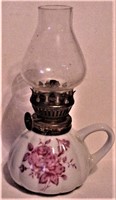 Mini Ceramic Floral Perfume Kero Lamp
