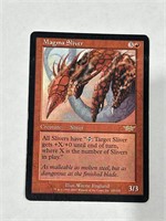 Magic The Gathering MTG Magma Silver Card