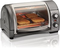 Hamilton Beach Toaster Oven 4-Slice Silver
