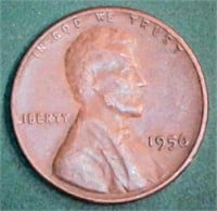 1956 P Lincoln Wheat Penny