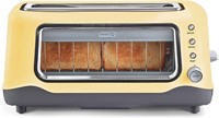 Dash Clear View Extra Wide Slot Toaster Yellow