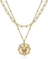 18k Gold-pl. Turtle Layered Necklace