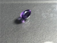 13.60 Cts Oval Cut Natural Amethyst