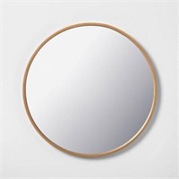 30 Round Wood Mirror - Hearth & Hand